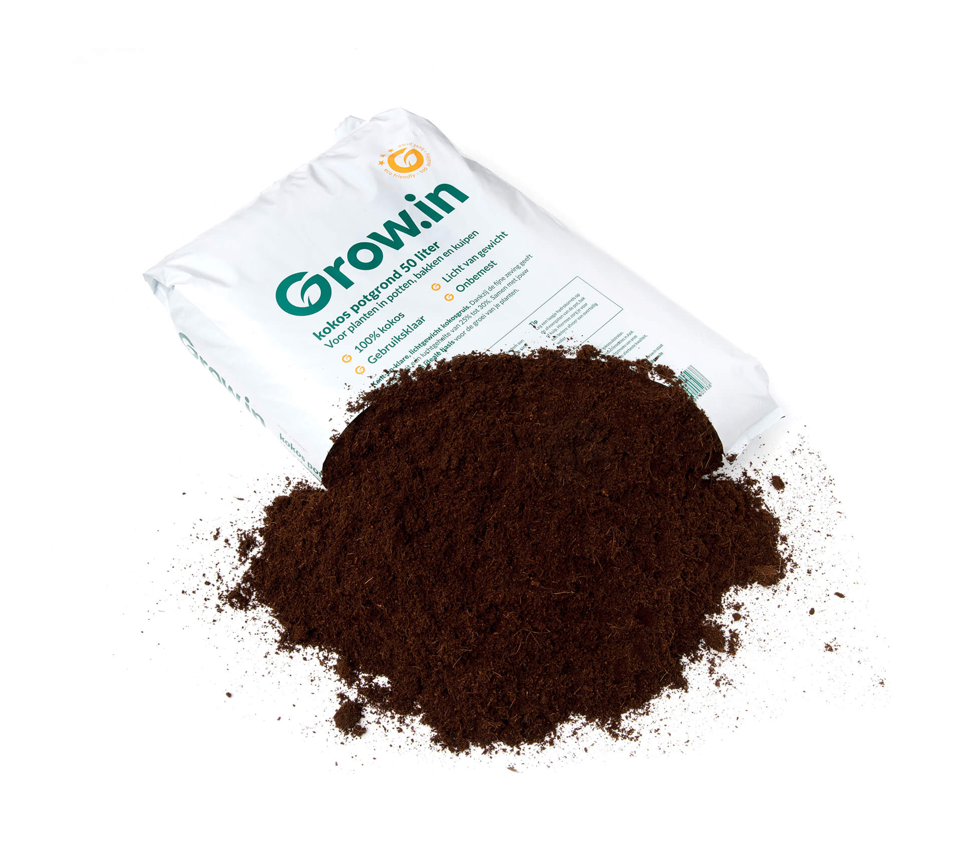 Novatool Kokosbaksteen Set - 10 Stuks (100 Liter, 750g) | Turfvrije Potgrond Voor Kamerplanten, Kruiden & Moestuin